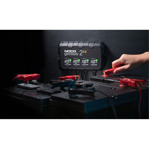 Genius&reg; 2X4 4-Bank, 8-Amp Battery Charger OSI Industrial Sales