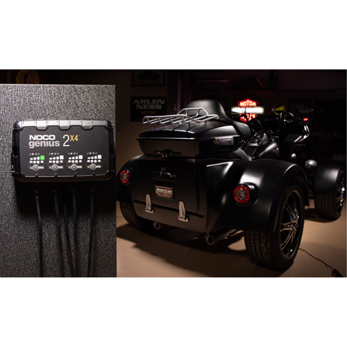 Genius&reg; 2X4 4-Bank, 8-Amp Battery Charger OSI Industrial Sales