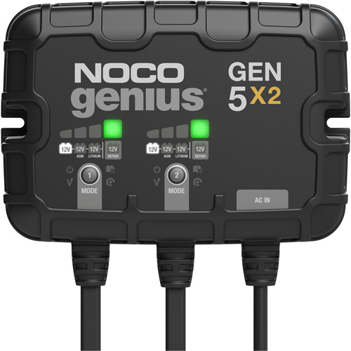 Genius&reg; Gen5X2 2-Bank, 10-Amp On-Board Battery Charger OSI Industrial Sales