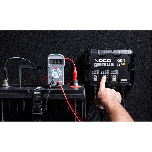 Genius&reg; Gen5X3 3-Bank, 15-Amp On-Board Battery Charger OSI Industrial Sales