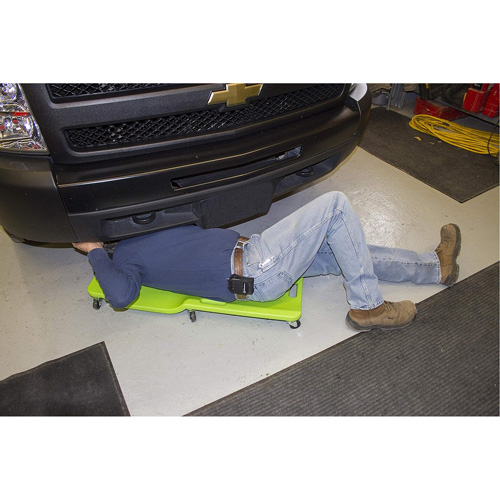 Neon Green Low Profile Plastic Creeper OSI Industrial Sales