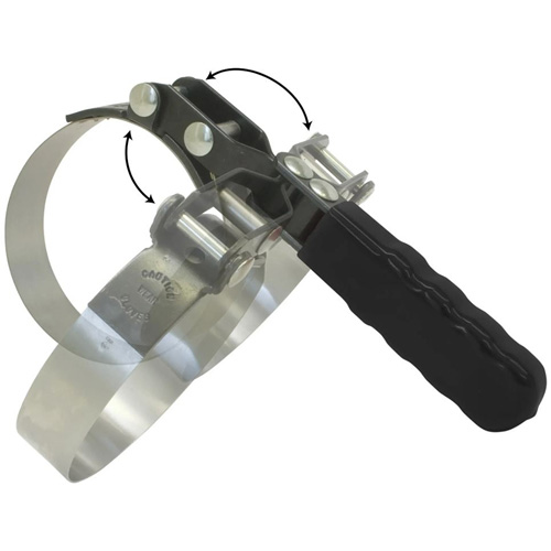 Petite cl&eacute; &agrave; filtre &agrave; huile &agrave; prise pivotante, 2-7/8" - 3-1/4" Capacit&eacute; du filtre OSI Industrial Sales