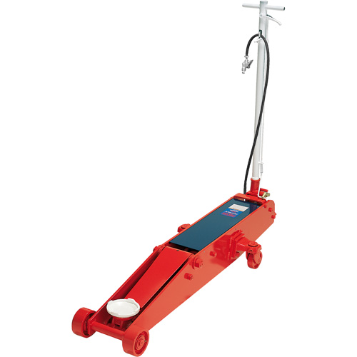 Floor Jack, 10 Ton(s) Capacity, 6-1/8" Lowered, 27-1/4" Raised, Air Hydraulic OSI Industrial Sales