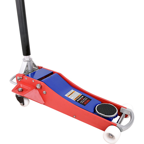 Floor Jack, 3 Ton(s) Capacity, 3" Lowered, 19-3/4" Raised, Manual Hydraulic OSI Industrial Sales