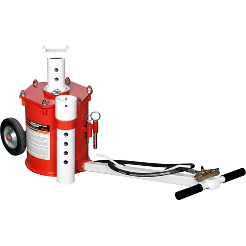Portable Air Lift Jack, 10 Ton(s) Capacity, 17-3/4" - 49-3/8" H OSI Industrial Sales