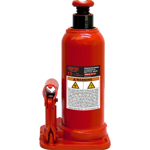 Bottle Jack, 12.5 Ton(s), Manual Hydraulic, 18-561/625" Raised Height OSI Industrial Sales