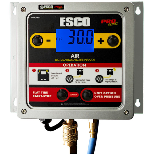 Digital Wall-Mounted Aluminum Tire Inflator OSI Industrial Sales