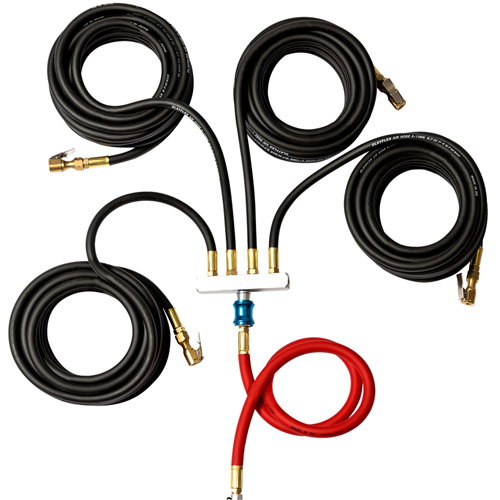Wall-Mounted Tire Inflation System with 4-Hose Manifold OSI Industrial Sales