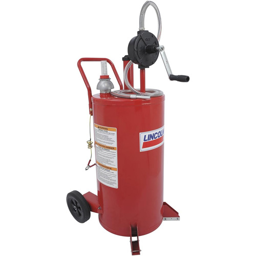 25-Gallon Steel Fuel Caddy with 2-Way Rotary Pump OSI Industrial Sales