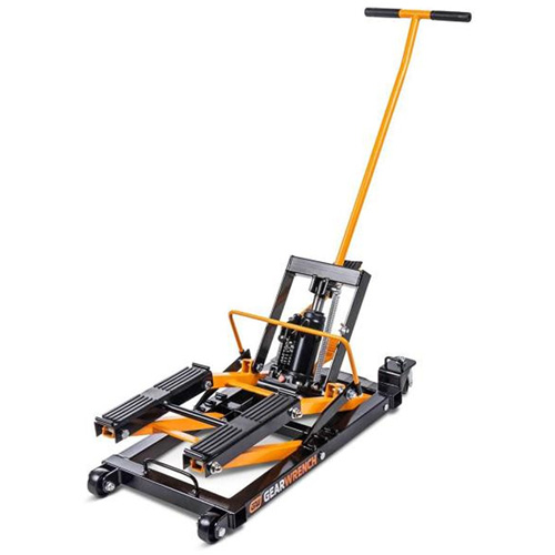 ATV and Motorcycle Jack, 0.75 Ton(s) Capacity, 4-2/3" Lowered, 14-1/2" Raised, Manual Hydraulic OSI Industrial Sales