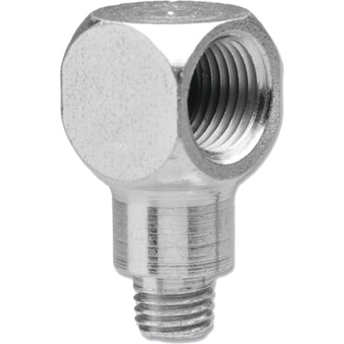 Grease Fitting Adapter with 90-Degree Angle, 1/4"-28 Thread OSI Industrial Sales