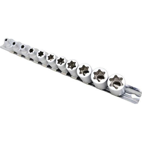 Jeu de douilles Flat-Cut E-"Star", 11 Morceaux, Prise de 3/8" OSI Industrial Sales