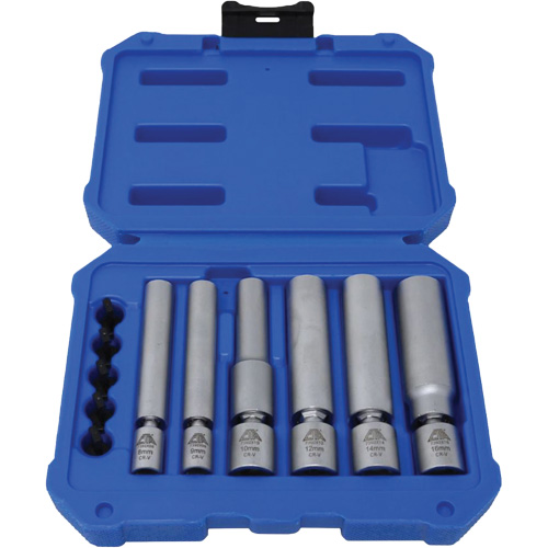 Jeu de douilles pour bougies d'allumage et bougies &agrave; incandescence 6 mcx OSI Industrial Sales