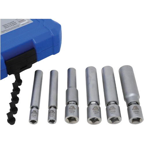 Jeu de douilles pour bougies d'allumage et bougies &agrave; incandescence 6 mcx OSI Industrial Sales