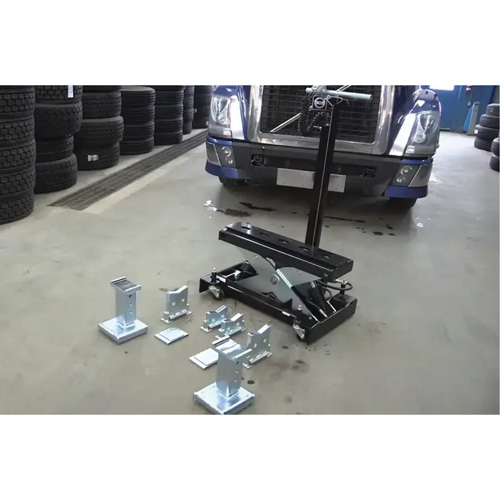 Cric de service de plancher, 14 tonne(s) Capacit&eacute;, 8-1/4" Abaiss&eacute;e, 20" &eacute;lev&eacute;e, Air comprim&eacute;/hydraulique OSI Industrial Sales