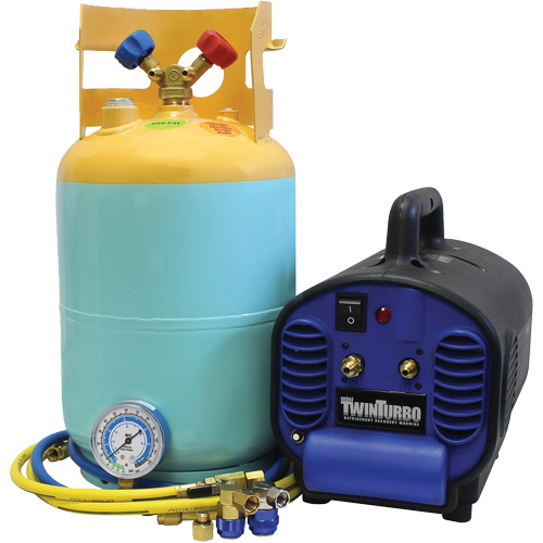 Mini Twin Refrigerant Recovery System For Contaminated R134A And R1234Yf OSI Industrial Sales