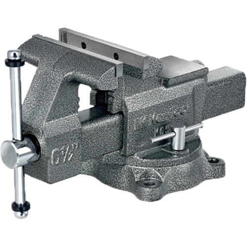 K65 Professional Workshop Vise, 6-1/2" Jaw Width, 3-7/8" Throat Depth, Swivel Base OSI Industrial Sales