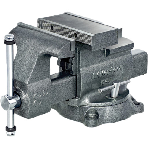 KT4800 Professional Reversible Mechanics Vise, 8" Jaw Width, 4-7/8" Throat Depth, Swivel Base OSI Industrial Sales