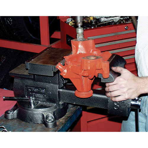 KT4800 Professional Reversible Mechanics Vise, 8" Jaw Width, 4-7/8" Throat Depth, Swivel Base OSI Industrial Sales