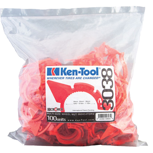 HexChex Multi-Size Loose Wheel Nut Indicator OSI Industrial Sales