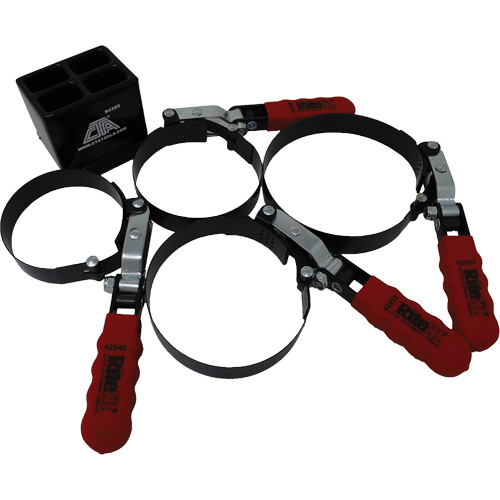 Ensemble de 4 cl&eacute;s pour filtre &agrave; huile avec support OSI Industrial Sales