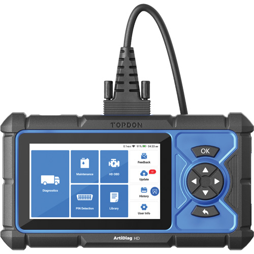 ArtiDiag HD 5" Heavy-Duty Scan Tool with Service Functions OSI Industrial Sales