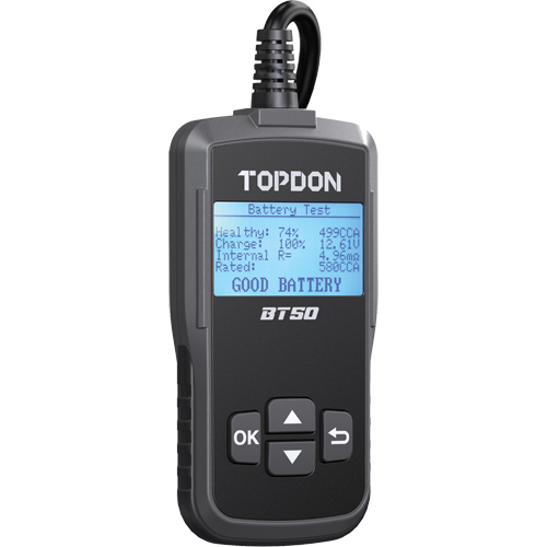 Testeur de batterie, de charge et de d&eacute;marrage BT50 avec imprimante OSI Industrial Sales
