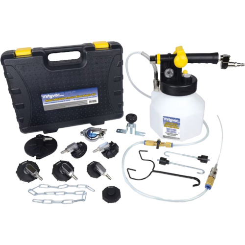 Pressure Brake Bleeder Kit with 7 Adapters OSI Industrial Sales