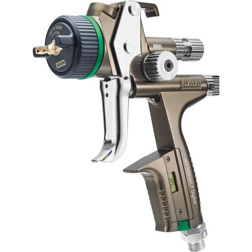 Pistolet de peinture de premi&egrave;re qualit&eacute; pour peinture automobile avec psi num&eacute;rique X5500 HVLP 1,2 I RPS D, Entr&eacute;e d'air 1/4" NPT, 15,19 pi³/min, Capacit&eacute; 0,6 L/0,9 L, 0,17 psi OSI Industrial Sales