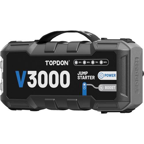 Survolteur, banque d'alimentation et lampe de poche V3000 OSI Industrial Sales