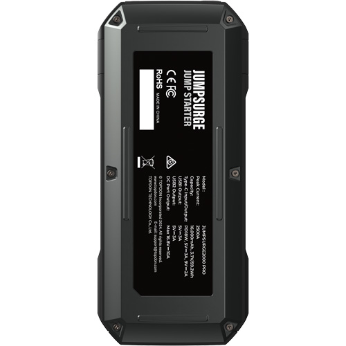 D&eacute;marreur de secours, banque d'alimentation et lampe de poche JumpSurge2000Pro &agrave; 2500 A de pointe OSI Industrial Sales