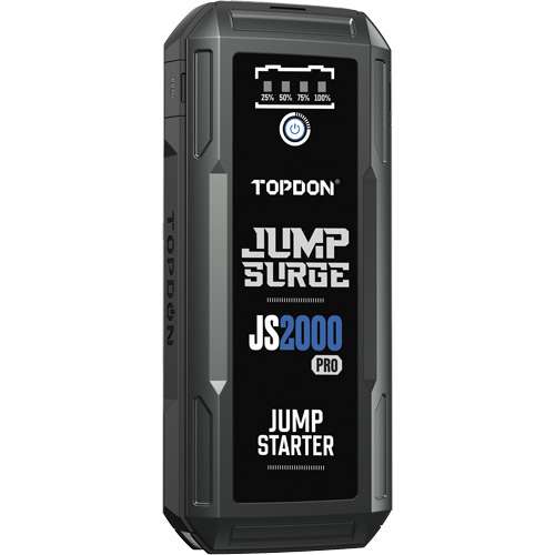 D&eacute;marreur de secours, banque d'alimentation et lampe de poche JumpSurge2000Pro &agrave; 2500 A de pointe OSI Industrial Sales