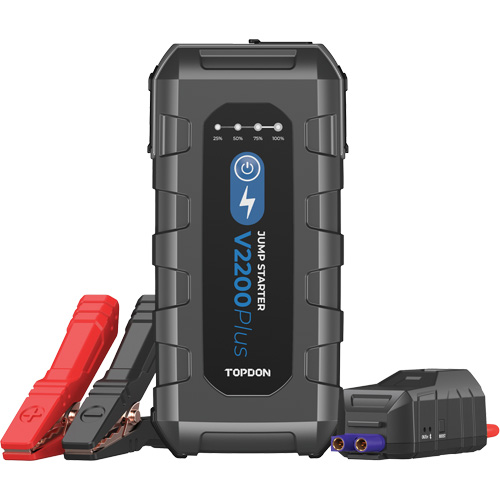 V2200Plus 2-en-1: d&eacute;marreur de secours 2200 A de pointe, testeur de batterie et de syst&egrave;me OSI Industrial Sales