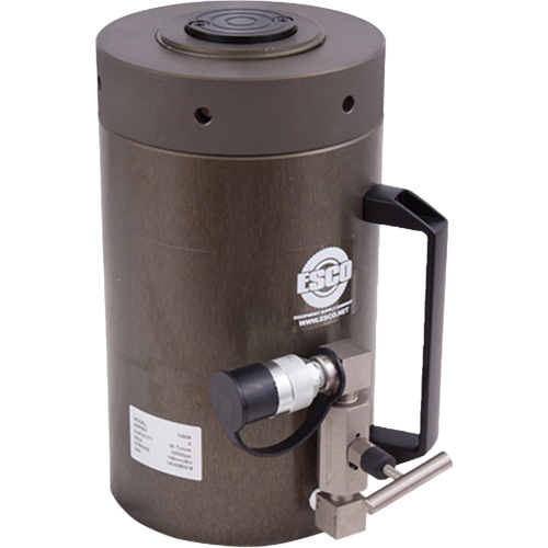 Safety Jack, Locking Collar, 100 tons Capacity, 13-37/100" - 19-3/5" H OSI Industrial Sales