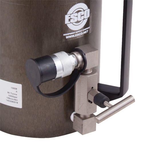 Safety Jack, Locking Collar, 100 tons Capacity, 13-37/100" - 19-3/5" H OSI Industrial Sales