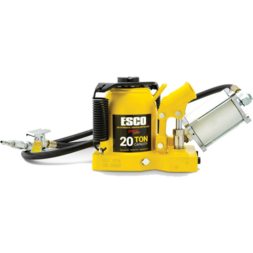 Pro Series “Shorty” Bottle Jack, 20 Ton(s), Air Hydraulic, 12-5/8" Raised Height OSI Industrial Sales