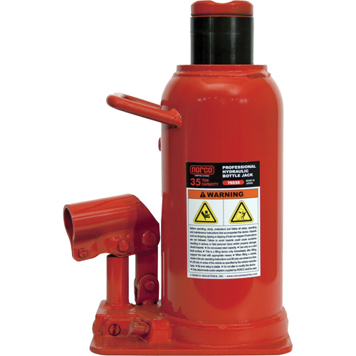 Cric-bouteille professionnel, 35 tonnes, 17-39/125" Hauteur &eacute;lev&eacute;e OSI Industrial Sales