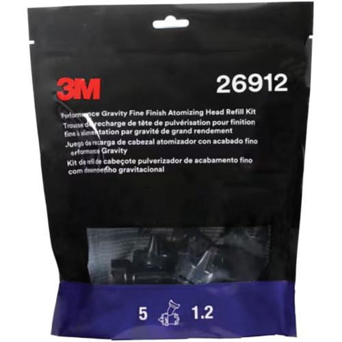 Performance Gravity Fine Finish Atomizing Head - Blue OSI Industrial Sales
