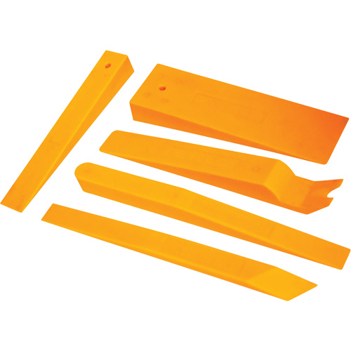 Jeu d'assortiment de 5 cales en nylon orange fluo OSI Industrial Sales