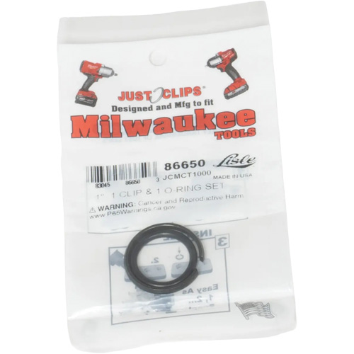Jeu de clip et joint torique de 1 po pour Milwaukee OSI Industrial Sales