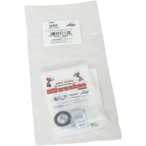 Jeu de clips et joints toriques de 1 po pour Milwaukee - en vrac OSI Industrial Sales