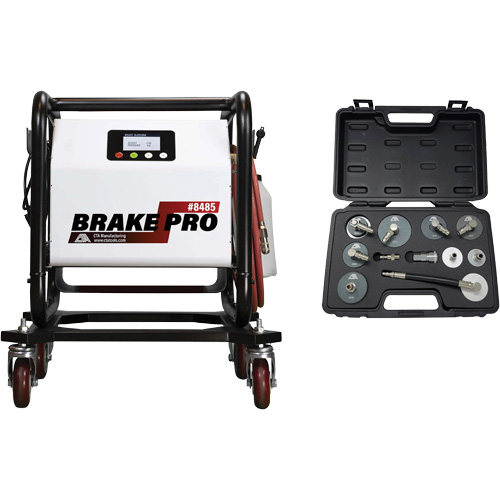 Short Frame Brake-Pro Pressure Brake Bleeder with Adapters OSI Industrial Sales