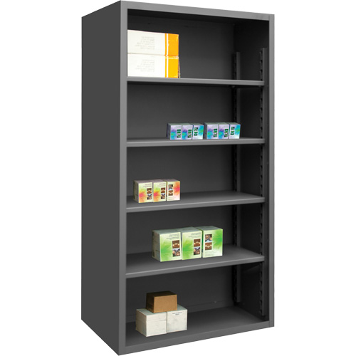 Heavy-Duty Shelving, Steel, Bolted, 850 lbs. Capacity, 48" W x 72" H x 18" D OSI Industrial Sales