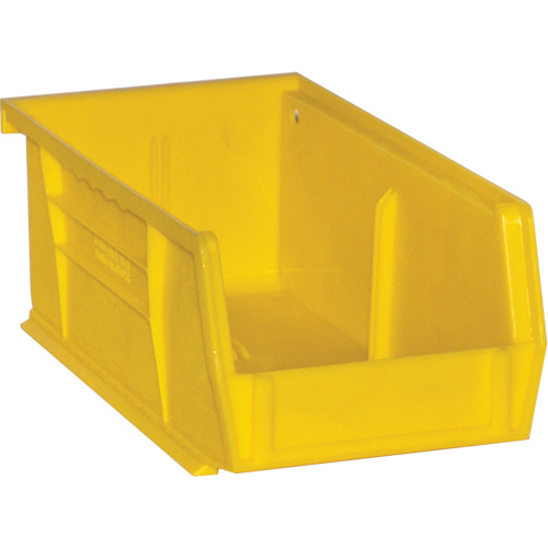 Hook-On Bins, 4" W x 3" H x 7" D, Yellow, 10 lbs. Capacity OSI Industrial Sales