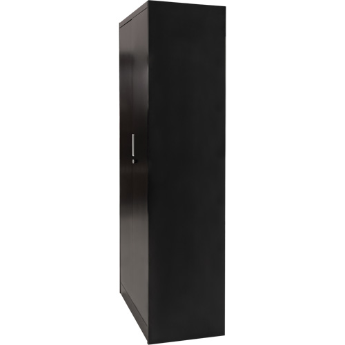 Combination Storage Cabinet, 36" W x 18" D x 72" H, Black OSI Industrial Sales