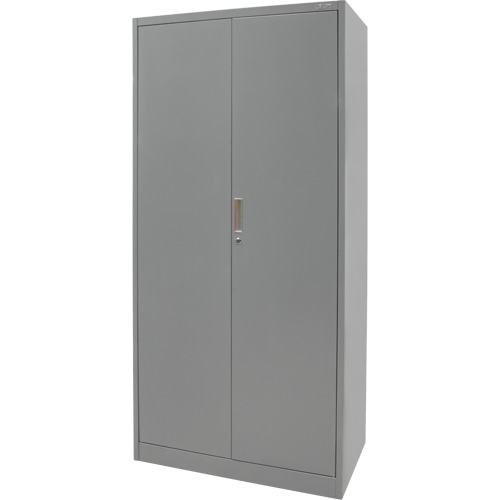 Combination Storage Cabinet, 36" W x 18" D x 72" H, Grey OSI Industrial Sales