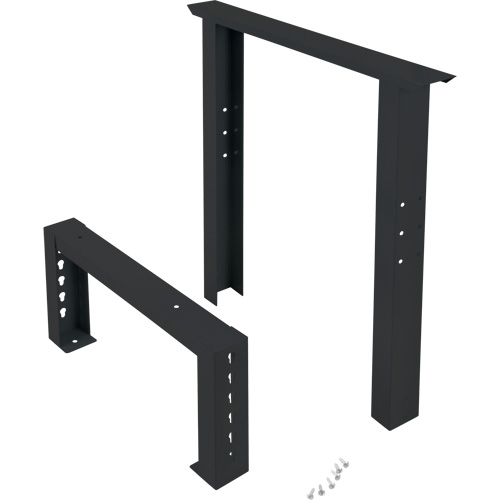 Pattes d'&eacute;tabli pour service industriel, Acier, 24" p x 34" h, Simple OSI Industrial Sales