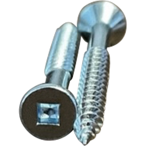 Flat SOC Wood Screws, #10 x 2" L, Zinc Plated OSI Industrial Sales