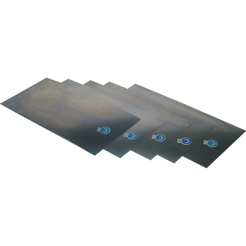 Rouleaux & feuilles de cales minces, &eacute;paisseur de 0,008", Acier OSI Industrial Sales