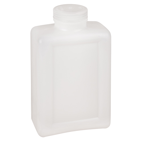 Bouteilles peu encombrantes &agrave; prise facile, Rectangulaire, 64 oz, Plastique OSI Industrial Sales